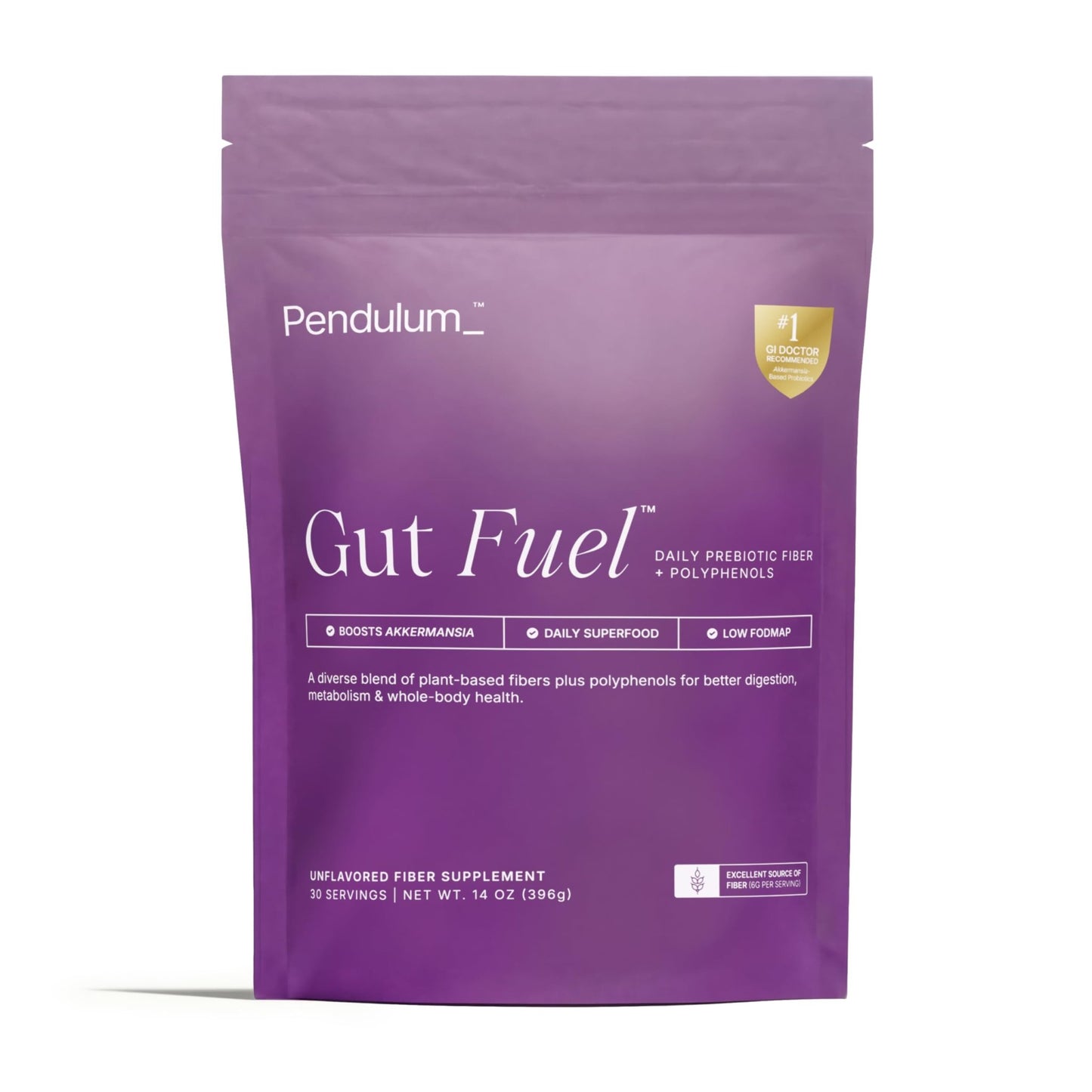 Pendulum Gut Fuel - Fiber + Polyphenol, Prebiotic Blend to Support Digestion, Microbiome Balance, and Help Reduce Hunger - dailyvitalstore
