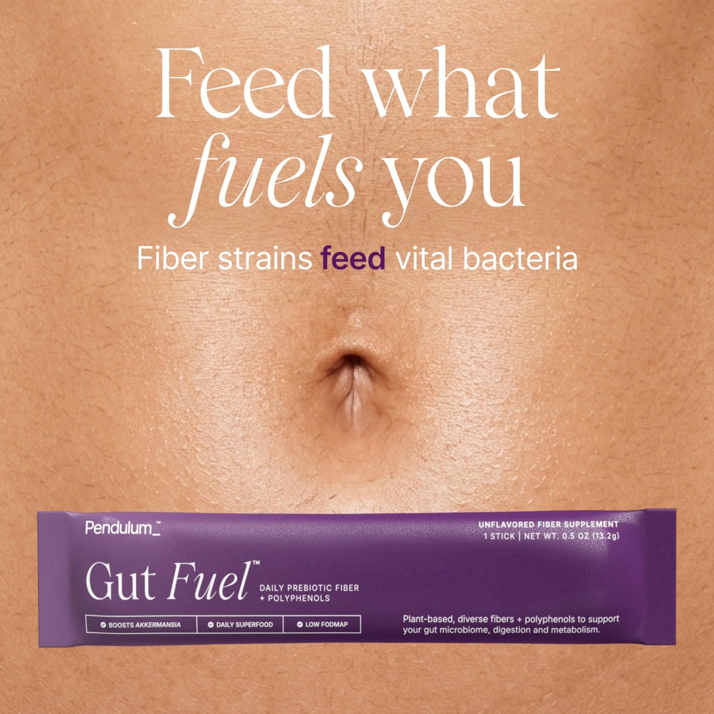 Pendulum Gut Fuel - Fiber + Polyphenol, Prebiotic Blend to Support Digestion, Microbiome Balance, and Help Reduce Hunger - dailyvitalstore