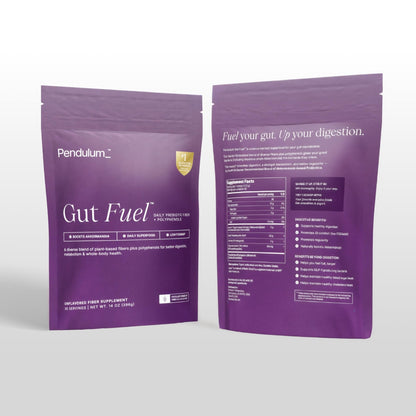 Pendulum Gut Fuel - Fiber + Polyphenol, Prebiotic Blend to Support Digestion, Microbiome Balance, and Help Reduce Hunger - dailyvitalstore