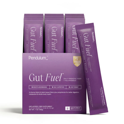 Pendulum Gut Fuel - Fiber + Polyphenol, Prebiotic Blend to Support Digestion, Microbiome Balance, and Help Reduce Hunger for Women and Men - dailyvitalstore