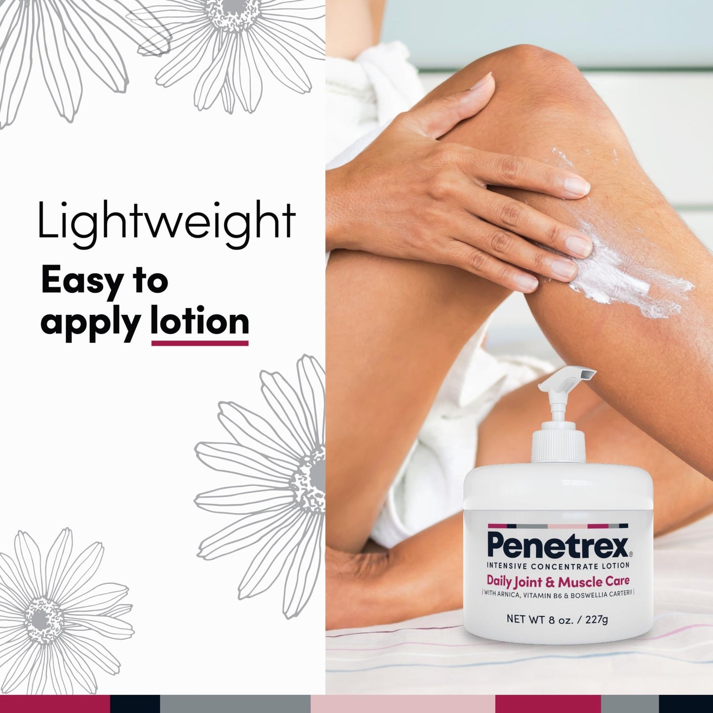 Penetrex Joint & Muscle Care Lotion – Soothing Botanical Formula with Arnica, Vitamin B6 & MSM – Lightweight Easy to Apply Lotion - Fresh Disappearing Scent - for Everyday Movement Support - dailyvitalstore