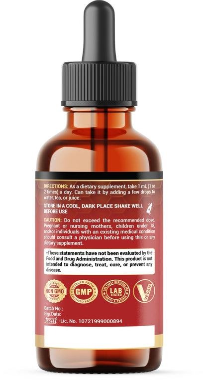 Penhoment 6in1 Sea Moss Drops with Black Seed Oil Irish Seamoss, Ashwagandha, Burdock Root & Bladderwrack - 1FL Oz - 30 Day Supply - dailyvitalstore
