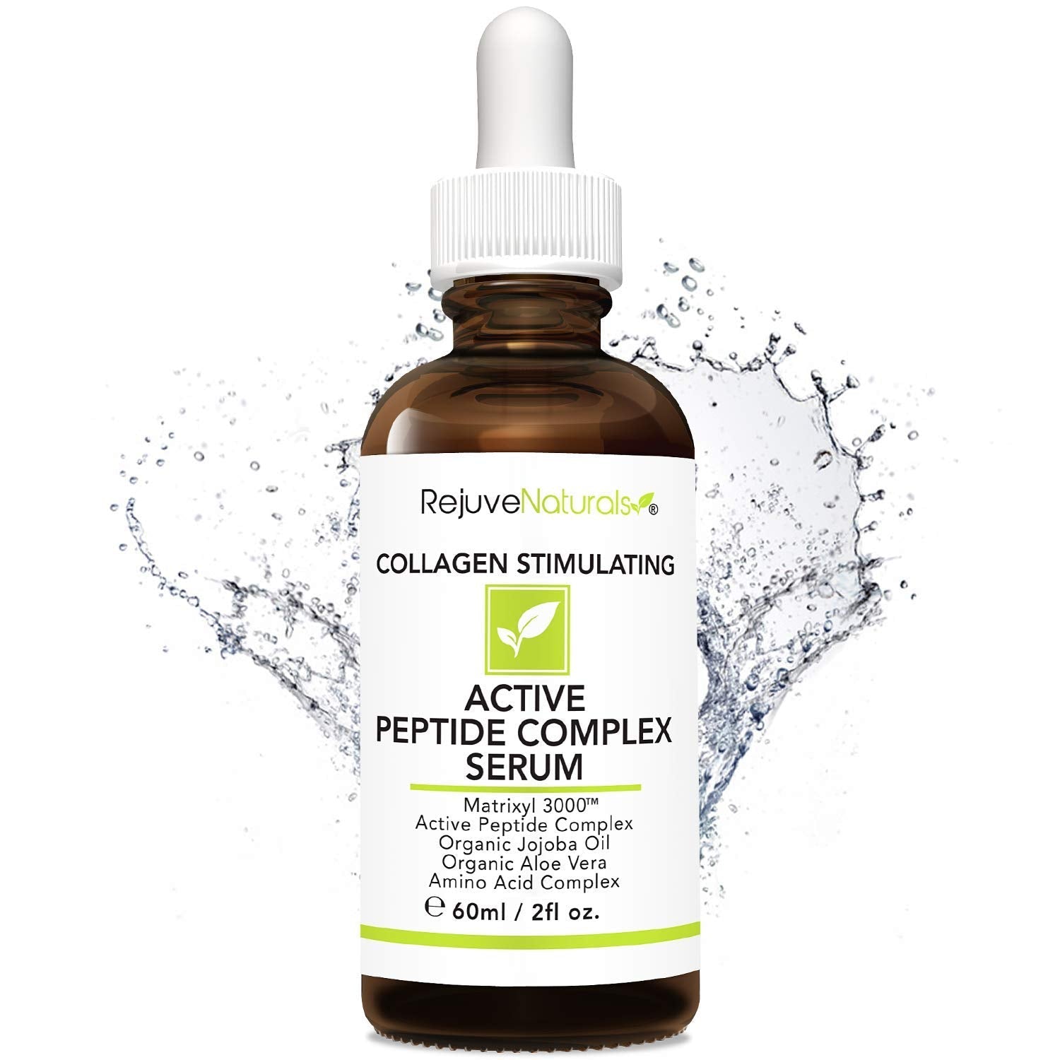 Peptide Complex Serum with Matrixyl 3000 (2 oz, Double-Sized) Minimizes Look of Fine Lines & Deep Wrinkles, Crow's Feet, Crepey Skin. Lightweight Anti Aging Moisturizer for Face & Neck - dailyvitalstore