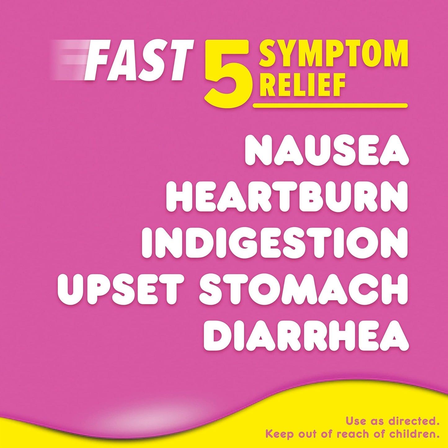 Pepto Bismol Chews, Upset Stomach Relief, Nausea Relief, Heartburn Relief, Indigestion Relief, Anti Diarrhea Medication for Adults - 5 Symptom Fast Relief, 72 Chewable Tablets (3x24 ct) - dailyvitalstore