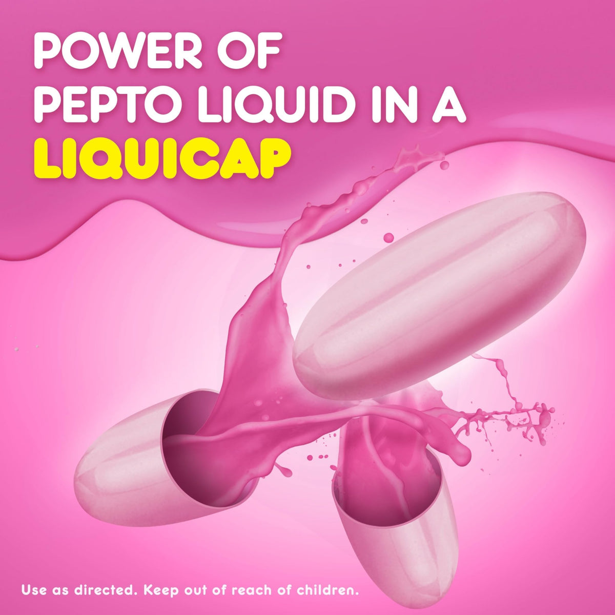 Pepto Bismol Liquicaps, Upset Stomach Relief, Nausea Relief, Heartburn Relief, Indigestion Relief, Anti Diarrhea Medication for Adults - 5 Symptom Fast Relief, No Flavor, 48 ct - dailyvitalstore