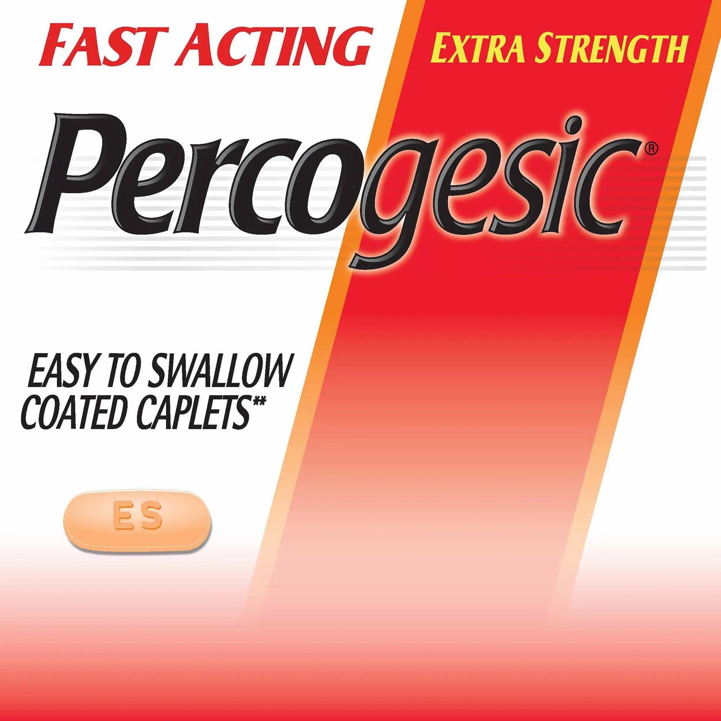 Percogesic Extra Strength Acetaminophen & Diphenhydramine Pain Relief, Fast-Acting Aspirin-Free Fever Reducer & Antihistamine, 60 Count - dailyvitalstore