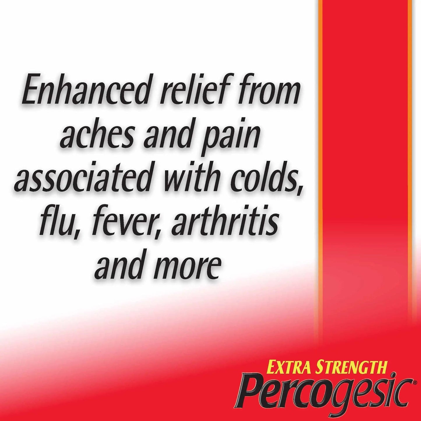 Percogesic Extra Strength Acetaminophen & Diphenhydramine Pain Relief, Fast-Acting Aspirin-Free Fever Reducer & Antihistamine, 60 Count - dailyvitalstore