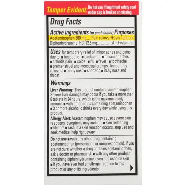 Percogesic Extra Strength Pain Relief | Aspirin Free Dual Action Relief | 40 Coated Caplets (3 Pack) - dailyvitalstore