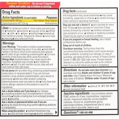 Percogesic Original Pain Relief | Aspirin Free Fast Acting Relief | 90 Coated Caplets (4 Pack) - dailyvitalstore