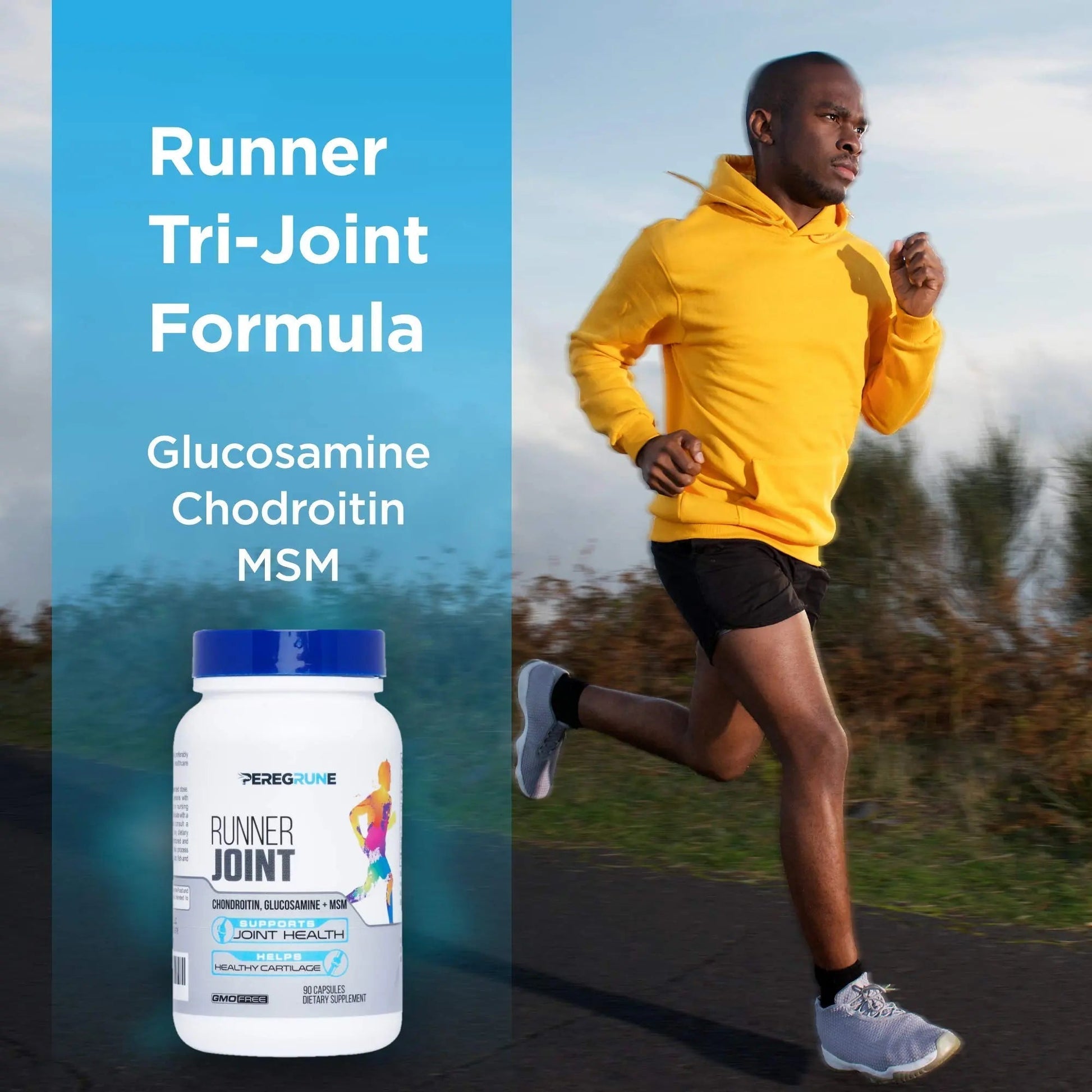 PEREGRUNE Runner Multivitamin & Joint Support Supplement | Antioxidants, Complete B-Complex & Probiotics to Support Energy - dailyvitalstore
