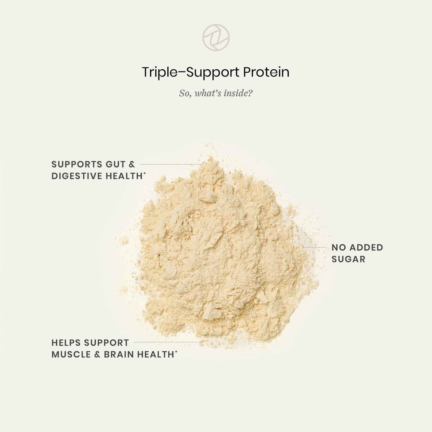 Perelel Triple-Support Plant Based Protein Powder, Creamy Vanilla, 20g Vegan Protein Powder, 3g Creatine Monohydrate, & 5g Prebiotic Fiber per Serving, Dairy Free, - dailyvitalstore