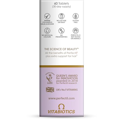 Perfectil Vitabiotics Multivitamin | Hair Growth and Thickening Formula | Supports Thicker, Healthy Hair | Vitamin D, E, Collagen, Biotin, and More - dailyvitalstore