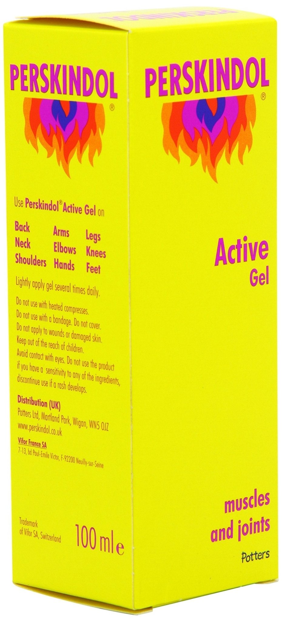 Perskindol Active Gel Dual Action Relief from Joint or Muscle Aches and Pains 100ml - dailyvitalstore