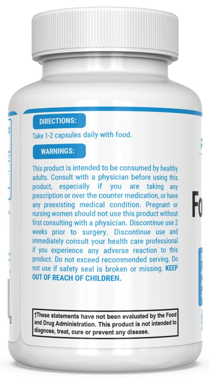 PEScience Forskolin-95+ Capsules, 95% Pure Forskolin from Coleus Forskohlii Extract with Hemerocallis Fulva Extract, Patented ForsLean, 50mg, 60 Count - dailyvitalstore