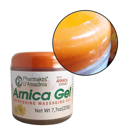 Pharmakos Arnica Gel Cream, Refreshing Massage Gel for Bruises, Swelling and Relief, 7.7 oz - dailyvitalstore