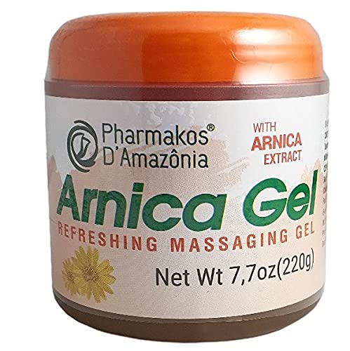 Pharmakos Arnica Gel Cream, Refreshing Massage Gel for Bruises, Swelling and Relief, 7.7 oz - dailyvitalstore