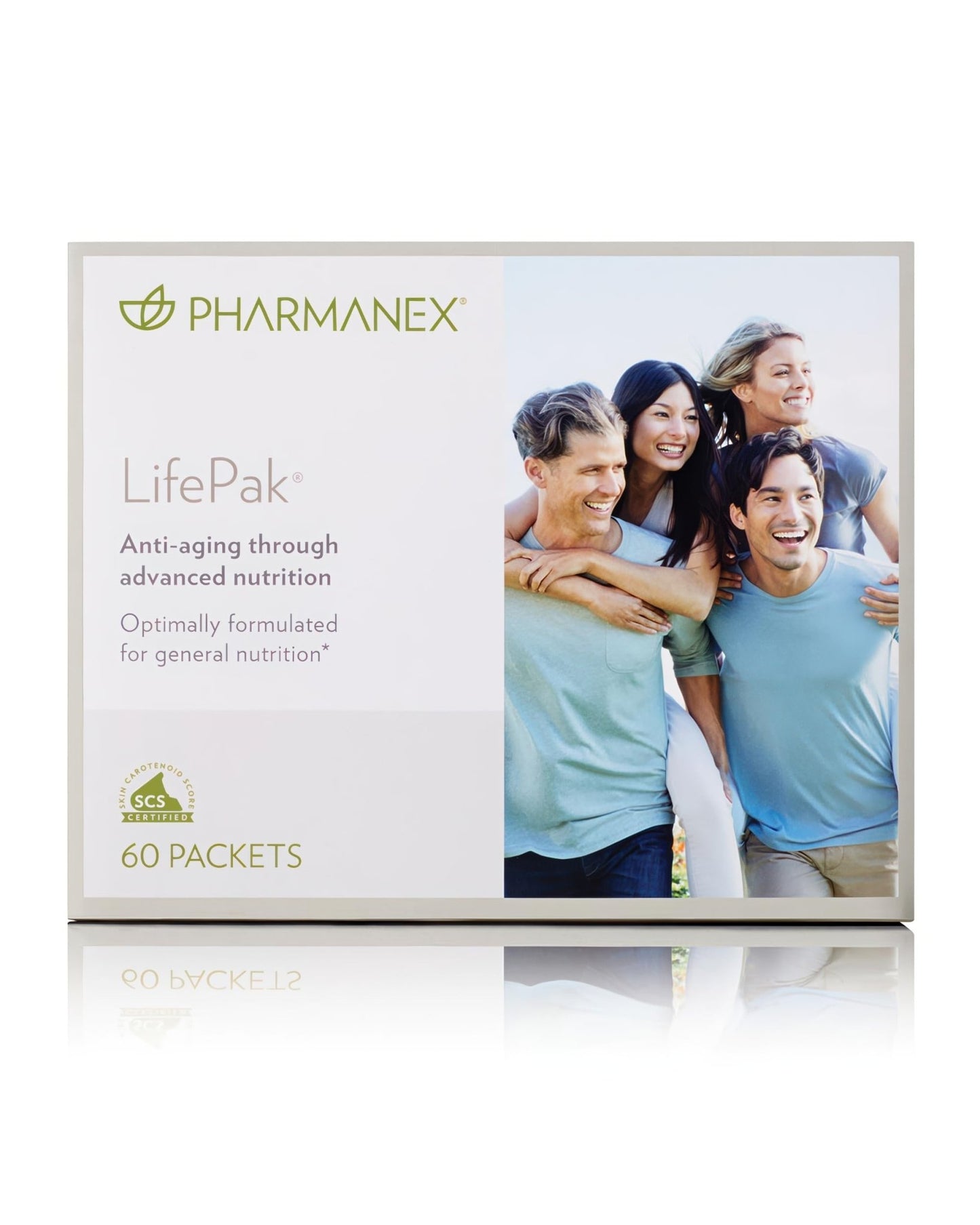Pharmanex Nu Skin LifePak Advanced Nutritional Supplement for Adults | 60 Daily Packets | Aging, Digestive, and Gut Health Formula with Essential Vitamins, Minerals, and Phytonutrients - dailyvitalstore