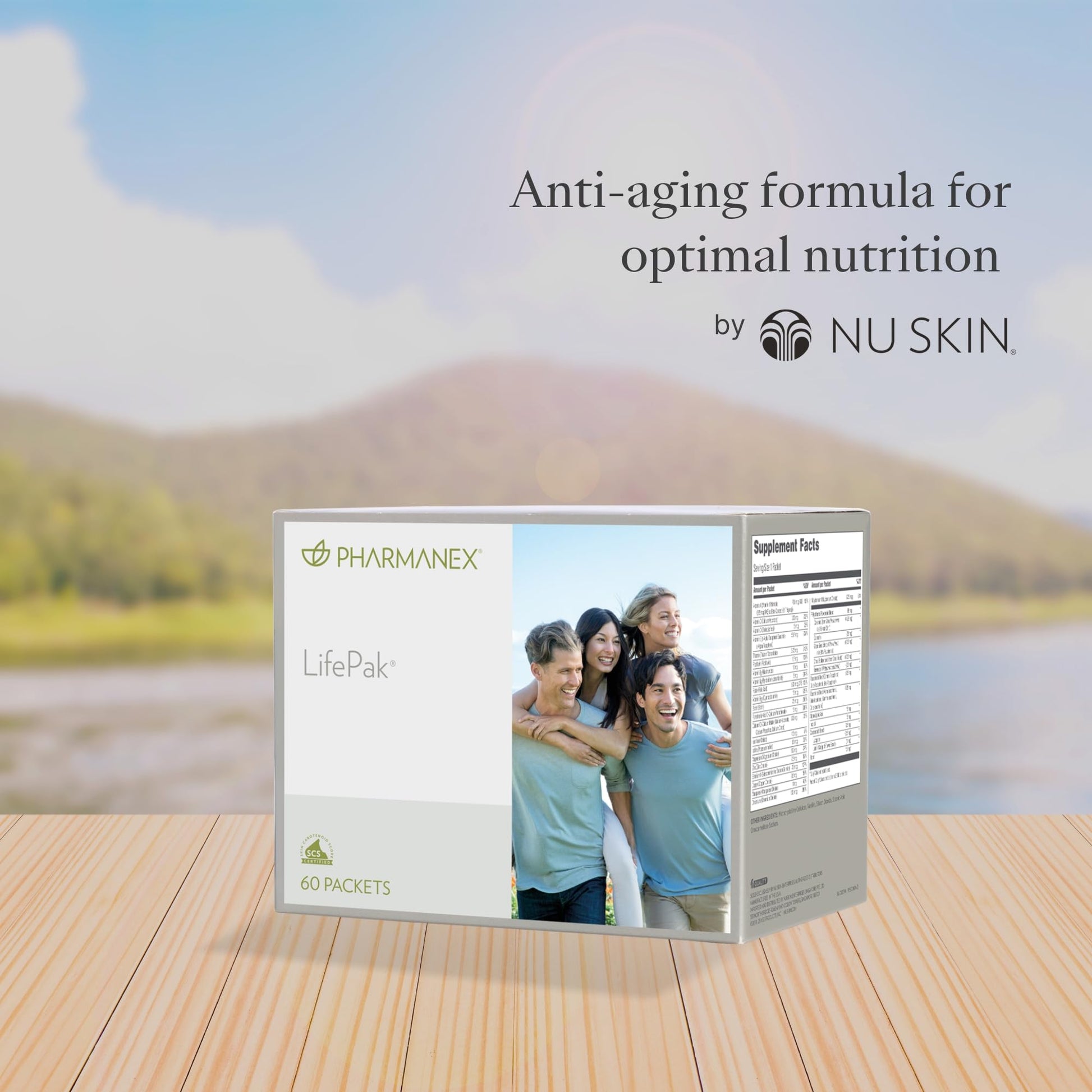 Pharmanex Nu Skin LifePak Advanced Nutritional Supplement for Adults | 60 Daily Packets | Aging, Digestive, and Gut Health Formula with Essential Vitamins, Minerals, and Phytonutrients - dailyvitalstore