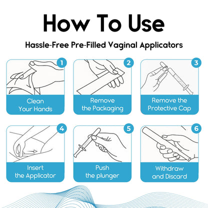 Pharmlitalia Vaginal Moisturizer Gel for Vagina Health, Moisturizer Applicators for Vaginal Dryness Relief and Long Lasting Wetness - Pre and Post Menopausal - 12 Pre Filled Applicators - dailyvitalstore