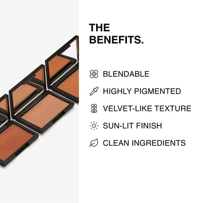 Phase Zero Makeup Powder Bronzer - "Nightcap" - 4g / 0.141oz - For a Natural, Long Lasting, Healthy-looking glow - dailyvitalstore