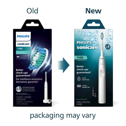 Philips Sonicare 1100 Series Electric Toothbrush - Sonic Toothbrush with Advanced Sonic Technology, EasyStart, - dailyvitalstore