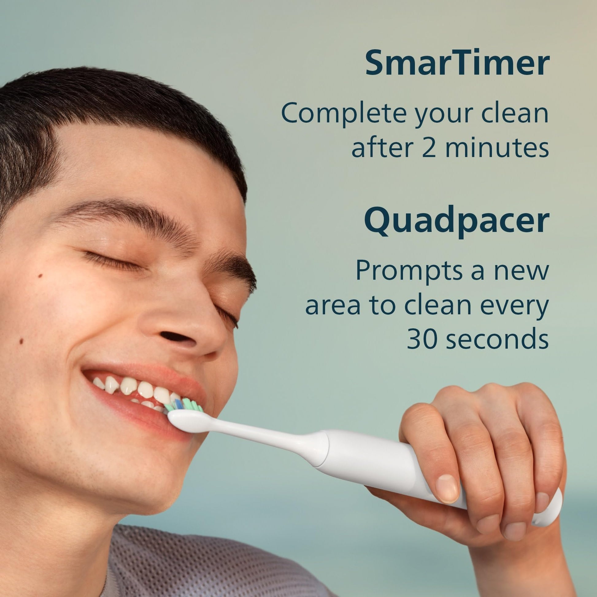 Philips Sonicare 4100 Series Electric Toothbrush - Sonic Toothbrush with Advanced Sonic Technology, Pressure Sensor, Two Intensity Settings, - dailyvitalstore