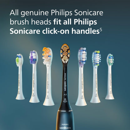 Philips Sonicare A3 All-in-One - Genuine Replacement Electric Toothbrush Heads, White, 4 Pack One Year Supply, HX9094/65 - dailyvitalstore