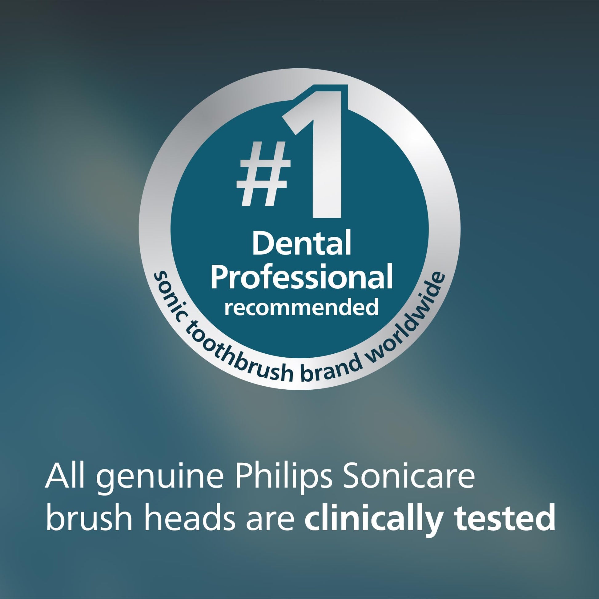Philips Sonicare C3 Two-in-One - Genuine Replacement Electric Toothbrush Heads, White, 4 Pack One Year Supply, HX9044/65 - dailyvitalstore