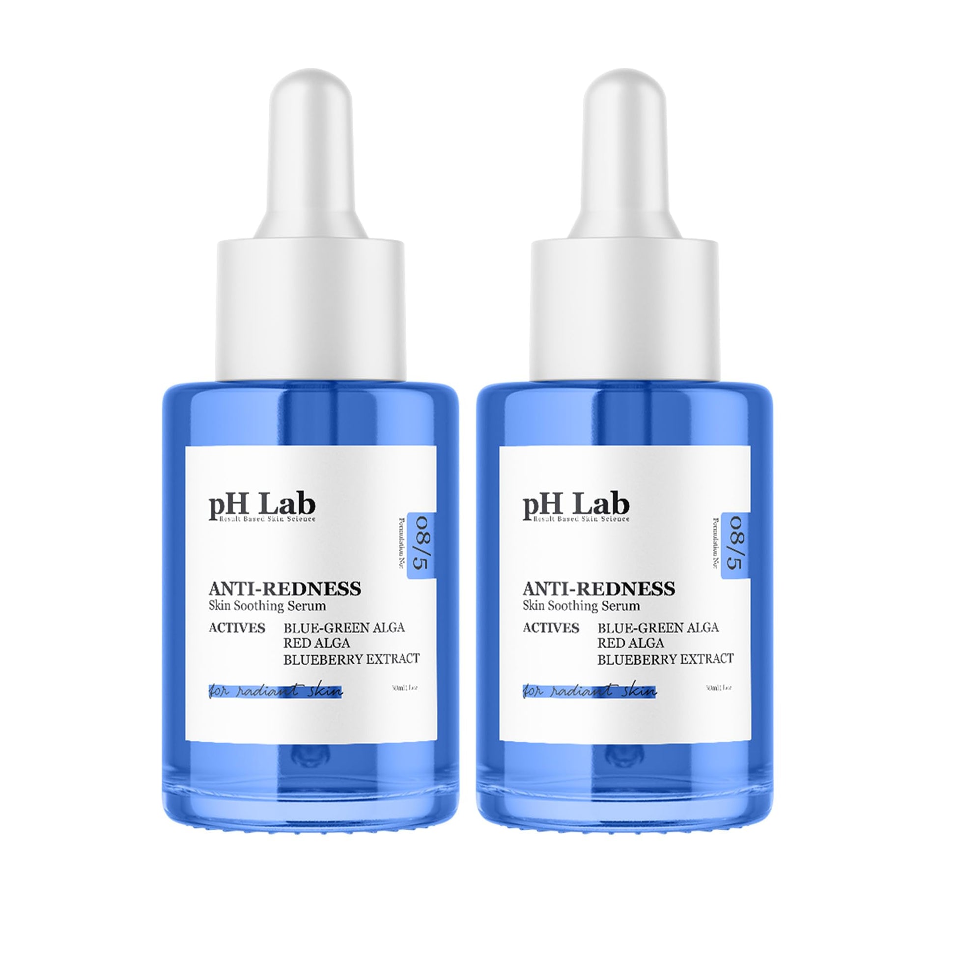 PhLab Anti Redness Serum, Reduces Capillary Cracks Appearance, Evens Skin Tone, Skin Soothing and Redness Reform Serum, 1.01 Fl Oz (Pack of 2) - dailyvitalstore