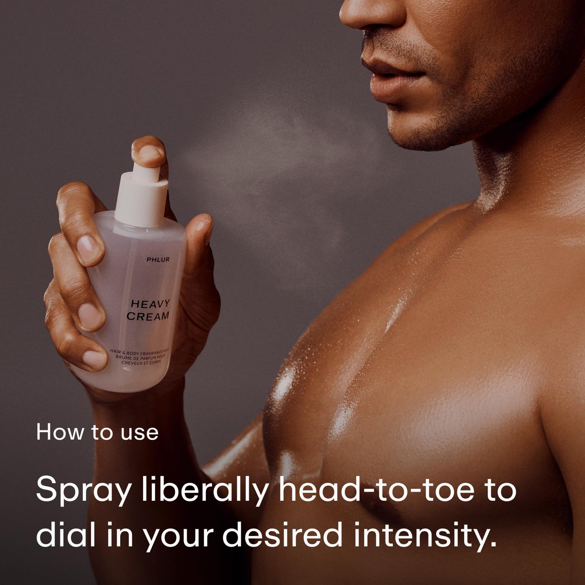 PHLUR Heavy Cream Body Mist, 8 Fl Oz – Hair and Body Perfume for Women, Gourmand Vanilla Body Spray with Marshmallow, Coconut Cream & Citrus Fragrance - dailyvitalstore