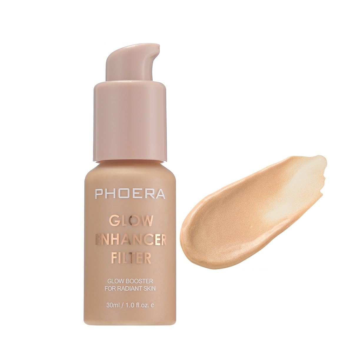 PHOERA Skin Glow Tint Foundation,Natural Radiant Flawless Filter Effect Silk Perfect Illuminating Foundation. (03 Medium) - dailyvitalstore