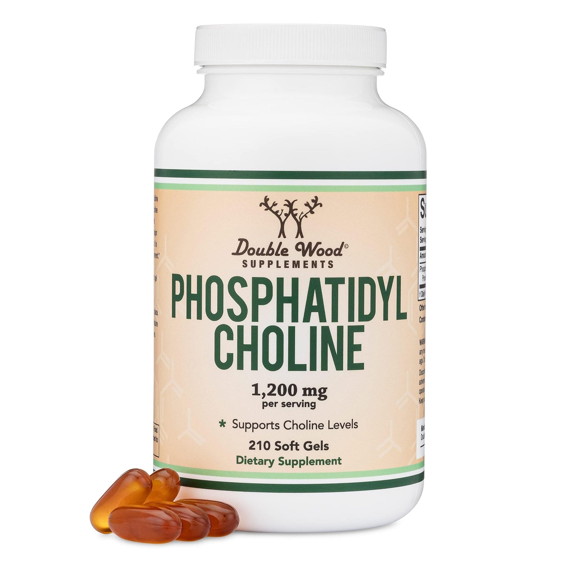 Phosphatidylcholine 1,200mg – 210 Softgels – Enhanced Version of Sunflower and Soy Lecithin (Choline Supplements) - Non-GMO and Gluten Free - dailyvitalstore