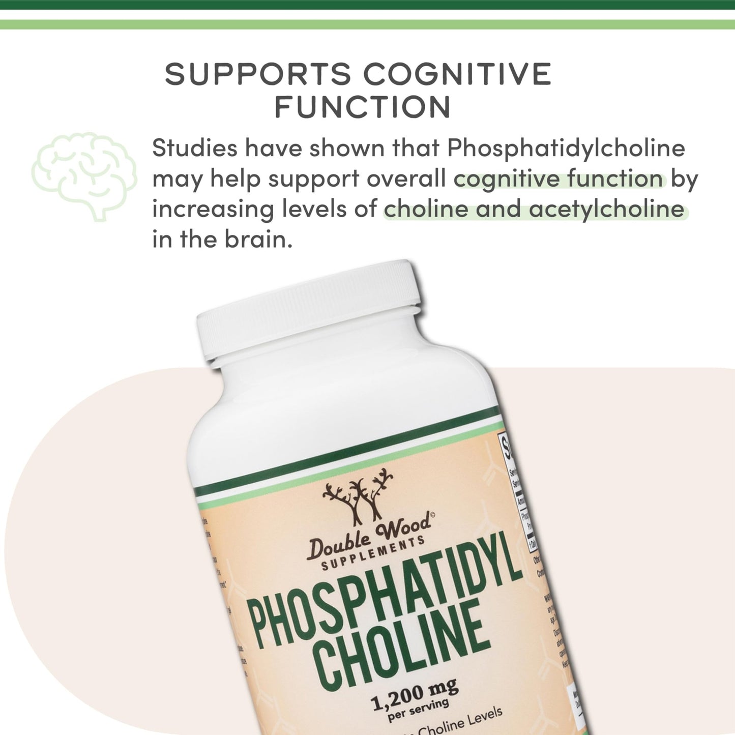 Phosphatidylcholine 1,200mg – 210 Softgels – Enhanced Version of Sunflower and Soy Lecithin (Choline Supplements) - Non-GMO and Gluten Free - dailyvitalstore