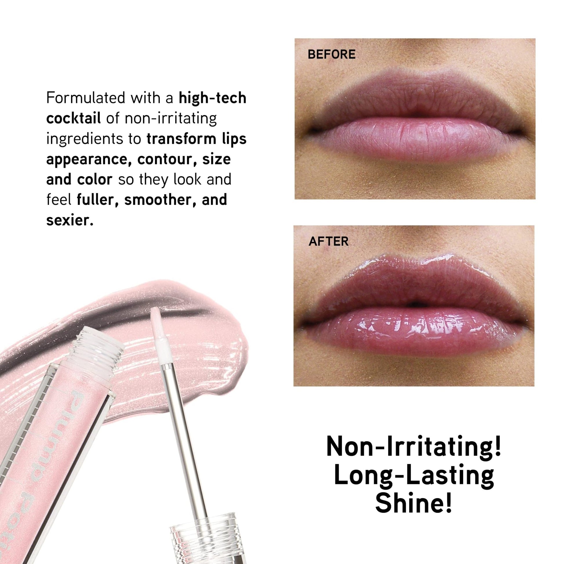 Physicians Formula Plump Potion™ Needle-Free Lip Plumping Cocktail Lip Gloss, Pink Crystal Potion, Hypoallergenic, Fragrance Free, Dermatologist Approved - dailyvitalstore