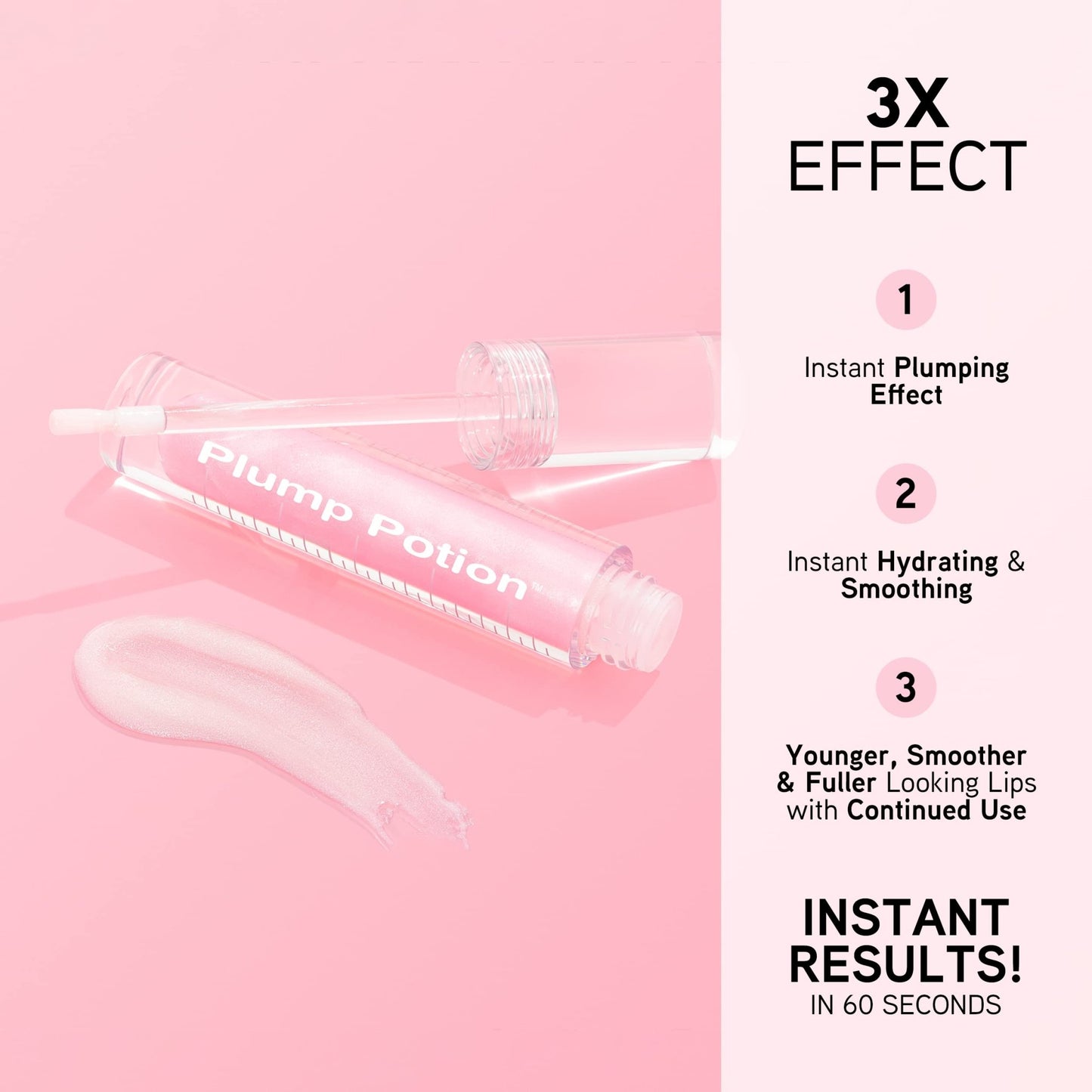 Physicians Formula Plump Potion™ Needle-Free Lip Plumping Cocktail Lip Gloss, Pink Crystal Potion, Hypoallergenic, Fragrance Free, Dermatologist Approved - dailyvitalstore