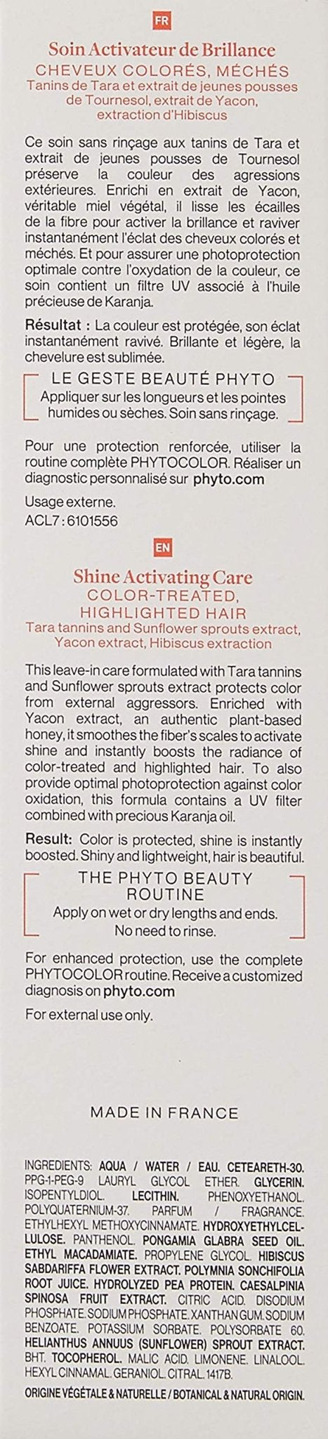 PHYTO Phytocolor Shine Activating Care, 5.07 fl oz - dailyvitalstore