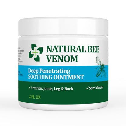PIBIOOMAP Bee Venom Serum Joint & Muscle & Bone Cream, Pure Natural Ingredients, Fast Acting, Relief Back, Shoulder, Back, Neck, Hands, Elbows, Feet, Leg, Knees, Ankle, for Adults, Elderly - dailyvitalstore