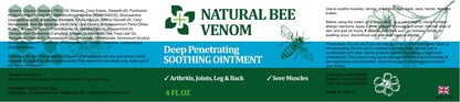 PIBIOOMAP Bee Venom Serum Joint & Muscle & Bone Cream, Pure Natural Ingredients, Fast Acting, Relief Back, Shoulder, Back, Neck, Hands, Elbows, Feet, Leg, Knees, Ankle, for Adults, Elderly - dailyvitalstore