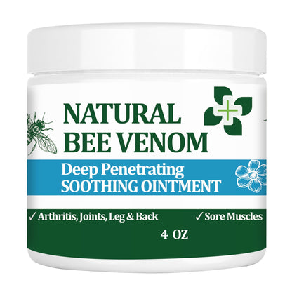PIBIOOMAP Natural Bee Venom Joint & Muscle & Bone Release Oniment - Homeopathic Remedy - Fast Acting Release for Back, Neck, Hand, Feet, Knee, Muscle, Shoulder, Nerve, Ankle, Foot - dailyvitalstore