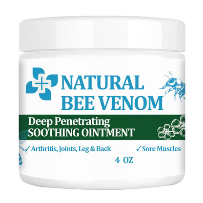 PIBIOOMAP Zealand Bee Venom Serum Gel, Professional for Joint, Muscle, Bone Cream, 24h Fast Release, Soothing Powerful for Back, Neck, Hand, Foot, Knee, Muscle, Shoulder, Hip, Nerve - dailyvitalstore