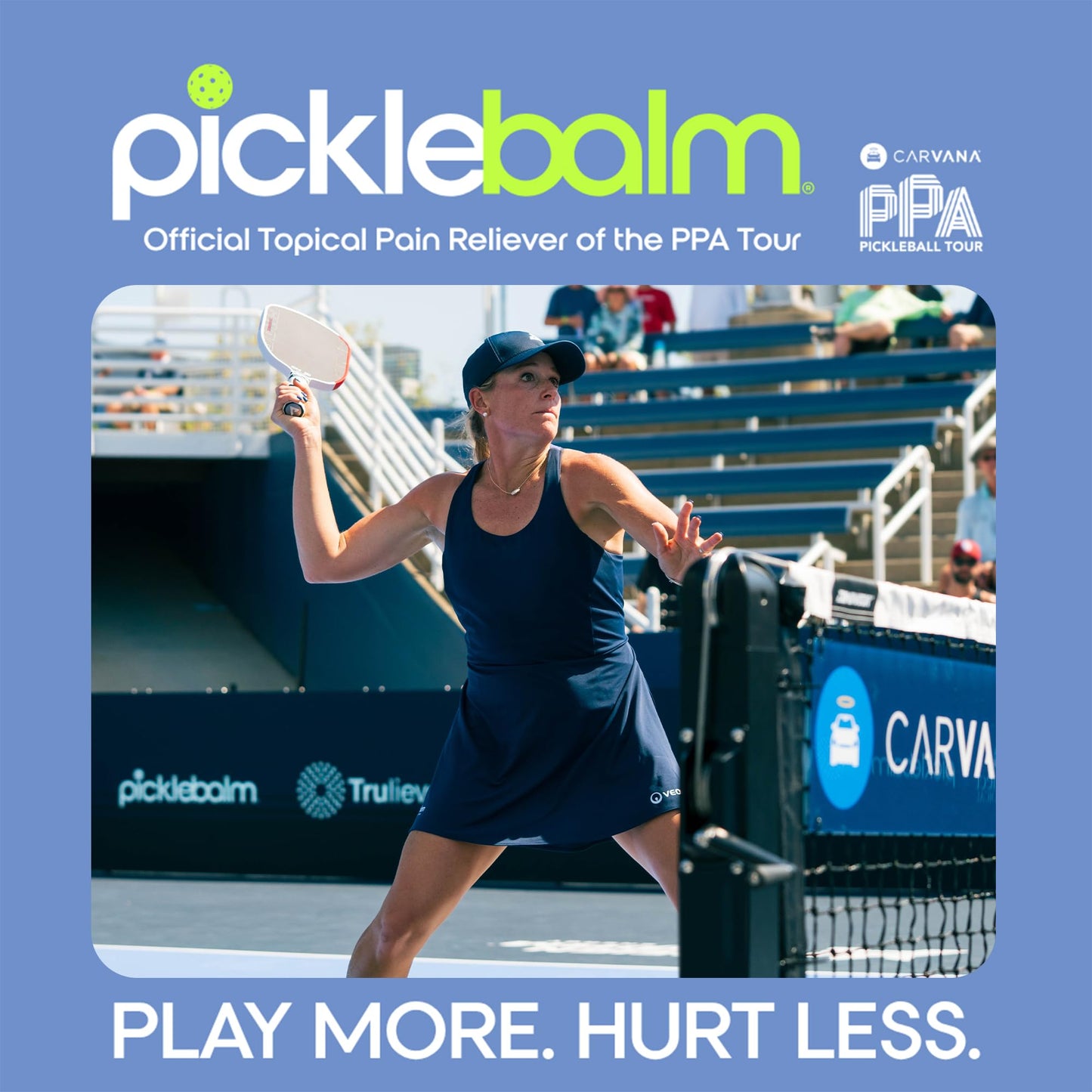 PickleBalm Pickleball In-Game Muscle Pain Relief Roll-On with 4% Lidocaine, Arnica, Menthol, Cucumber Seed Extract for Shoulders, Knees, Wrists, and More, 3.4oz Roll-On Applicator - dailyvitalstore
