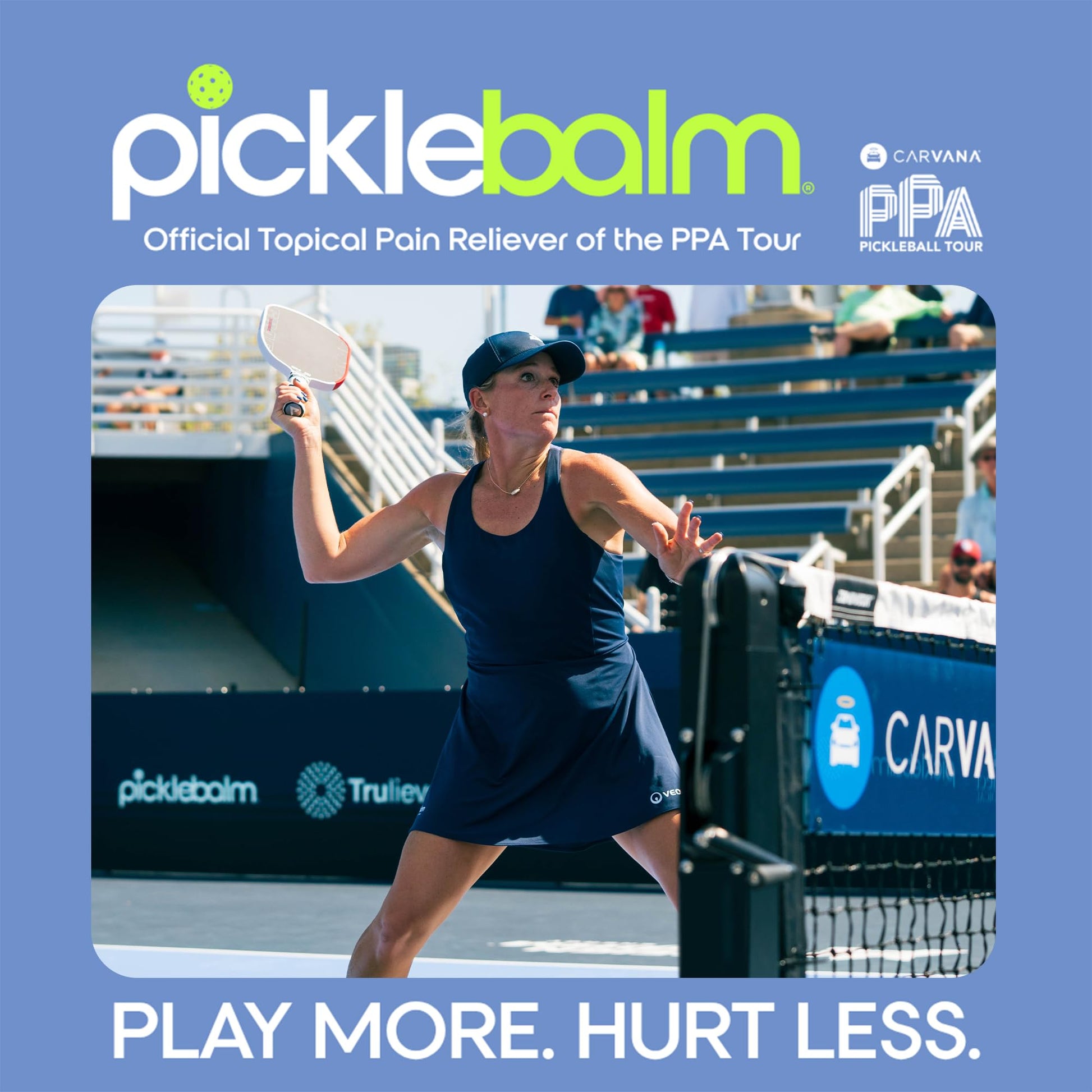 PickleBalm Pickleball In-Game Muscle Pain Relief Roll-On with 4% Lidocaine, Arnica, Menthol, Cucumber Seed Extract for Shoulders, Knees, Wrists, and More, 3.4oz Roll-On Applicator - dailyvitalstore