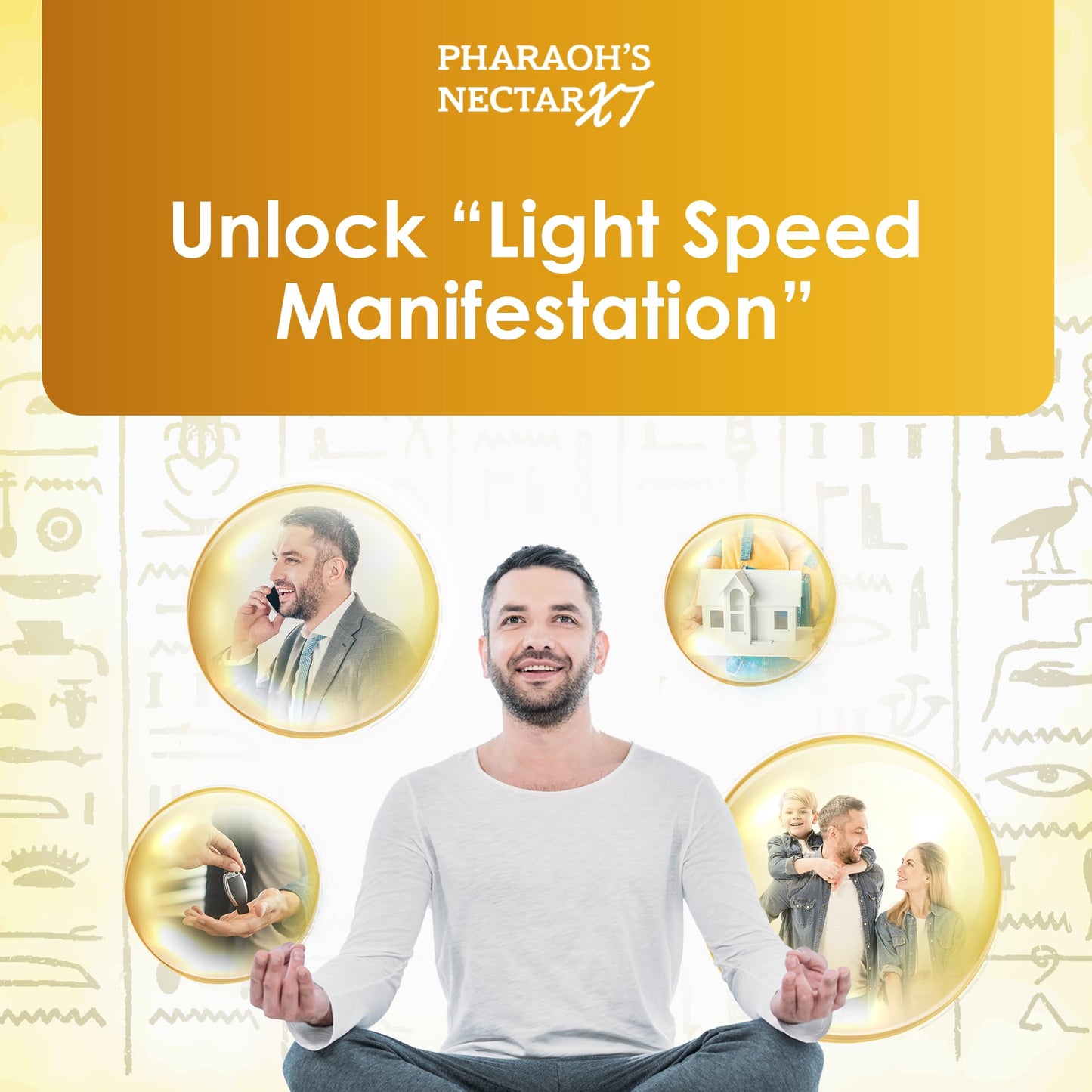 Pineal XT Gold + Pharaoh's Nectar - Pineal Gland Supplement Bundle – 24K Monoatomic Gold Ormus Drops, Pineal Gland Decalcification, Third Eye Awakening, Focus, Energy & Manifestation - dailyvitalstore