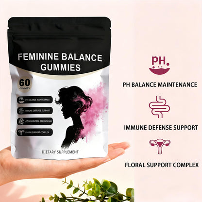 Pineapple Feminine Balance Gummies with Probiotics | Support for pH Balance & Freshness | Daily Intimate Wellness Support | Sugar-Free, Vegan | 60 Count (2) - dailyvitalstore