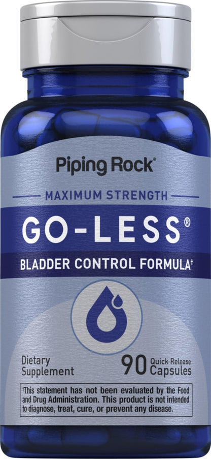 Piping Rock Bladder Control Pills for Women and Men | 90 Capsules | Maximum Strength Formula | Pumpkin Seed Extract | Non-GMO, Gluten Free Supplement - dailyvitalstore