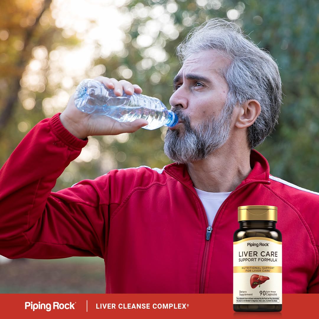 Piping Rock Liver Cleanse Complex | 90 Capsules | Liver Care Support Formula | Non-GMO, Gluten Free Supplement - dailyvitalstore