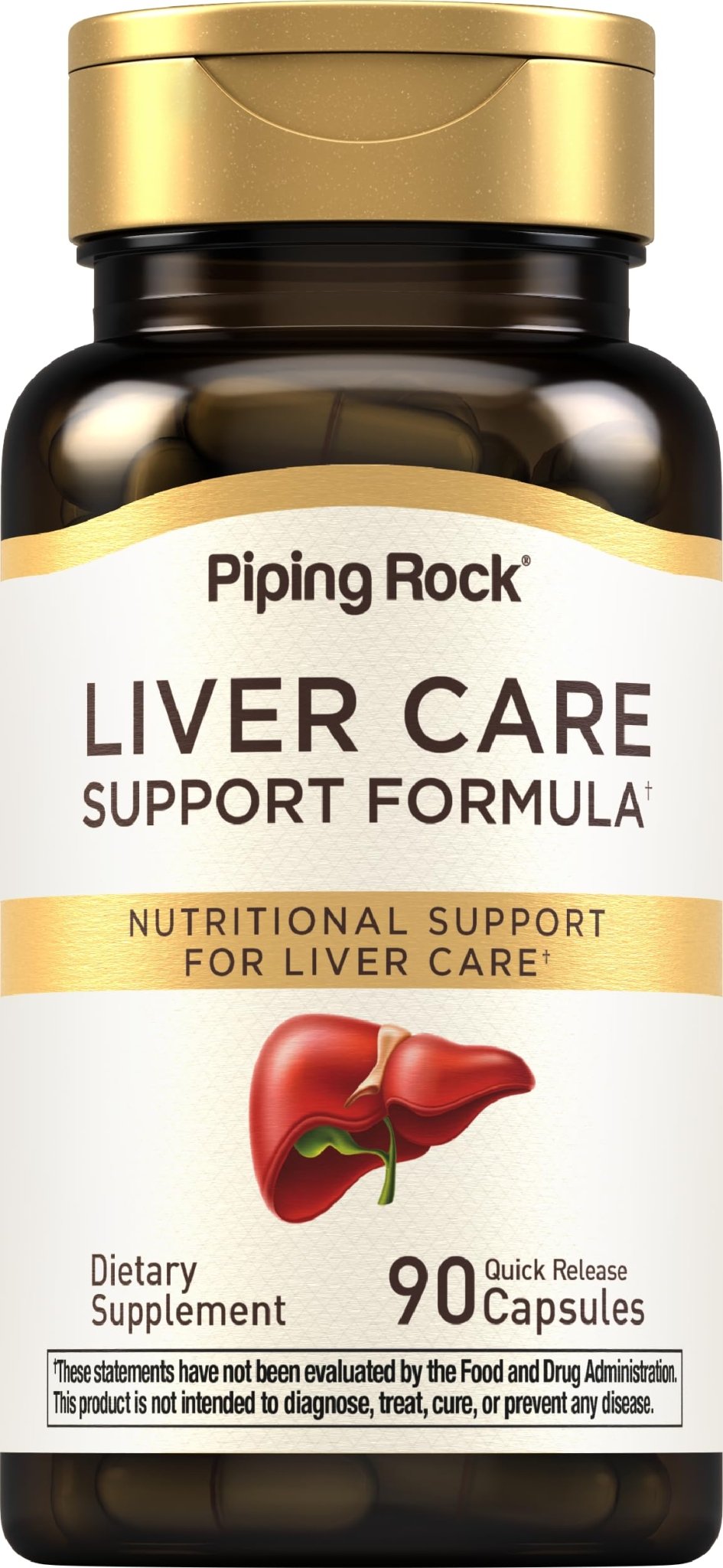 Piping Rock Liver Cleanse Complex | 90 Capsules | Liver Care Support Formula | Non-GMO, Gluten Free Supplement - dailyvitalstore