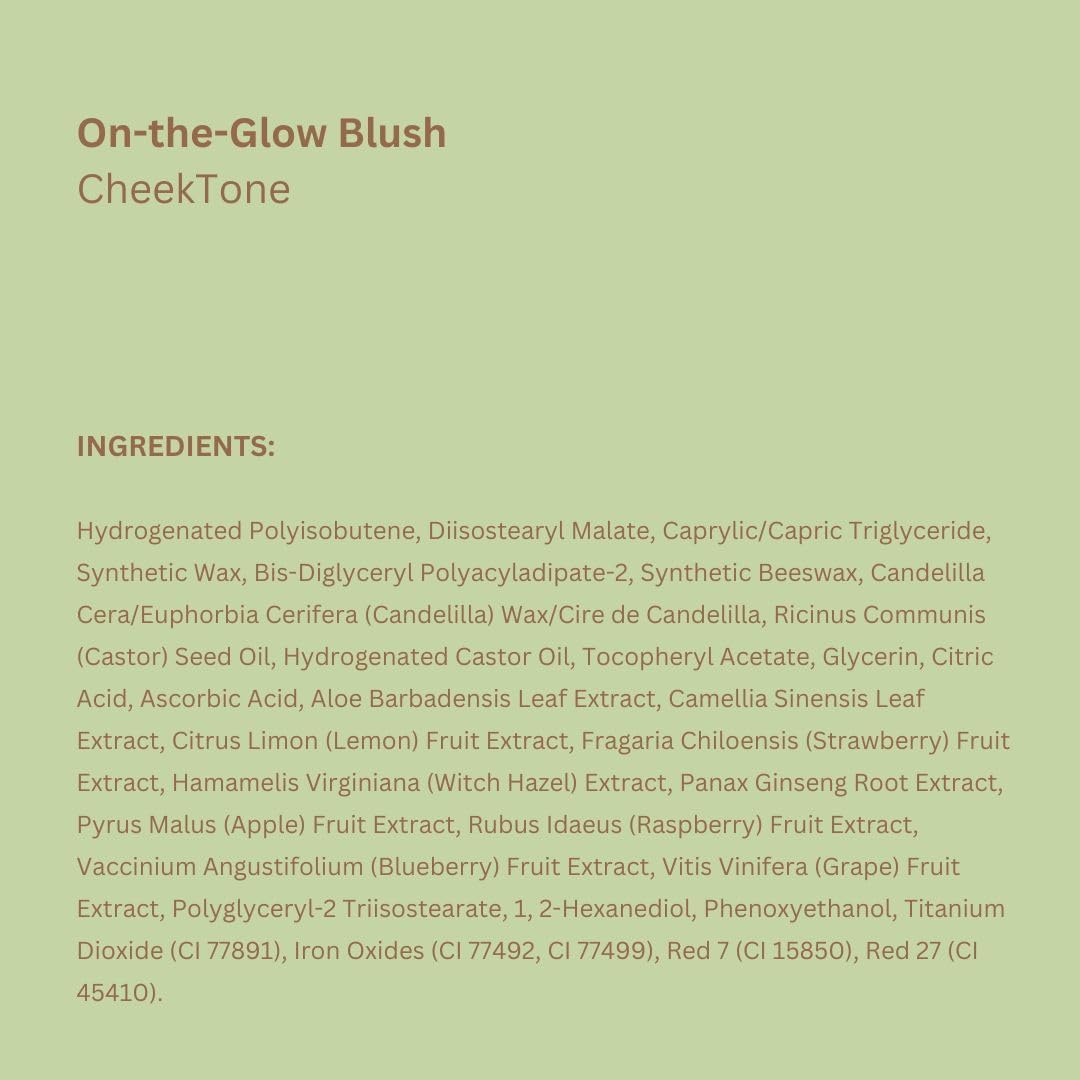 Pixi On-the-Glow Blush Stick in CheekTone, pH Reactive Hydrating Tinted Moisture Stick for Cheeks and Lips with Ginseng, Aloe Vera and Fruit Extracts, Twist-Up Design, Paraben-Free, 19g / 0.6 oz - dailyvitalstore
