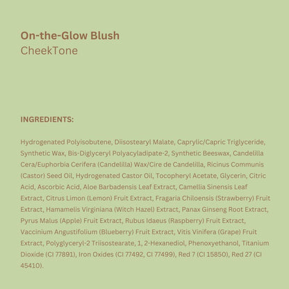 Pixi On-the-Glow Blush Stick in CheekTone, pH Reactive Hydrating Tinted Moisture Stick for Cheeks and Lips with Ginseng, Aloe Vera and Fruit Extracts, Twist-Up Design, Paraben-Free, 19g / 0.6 oz - dailyvitalstore