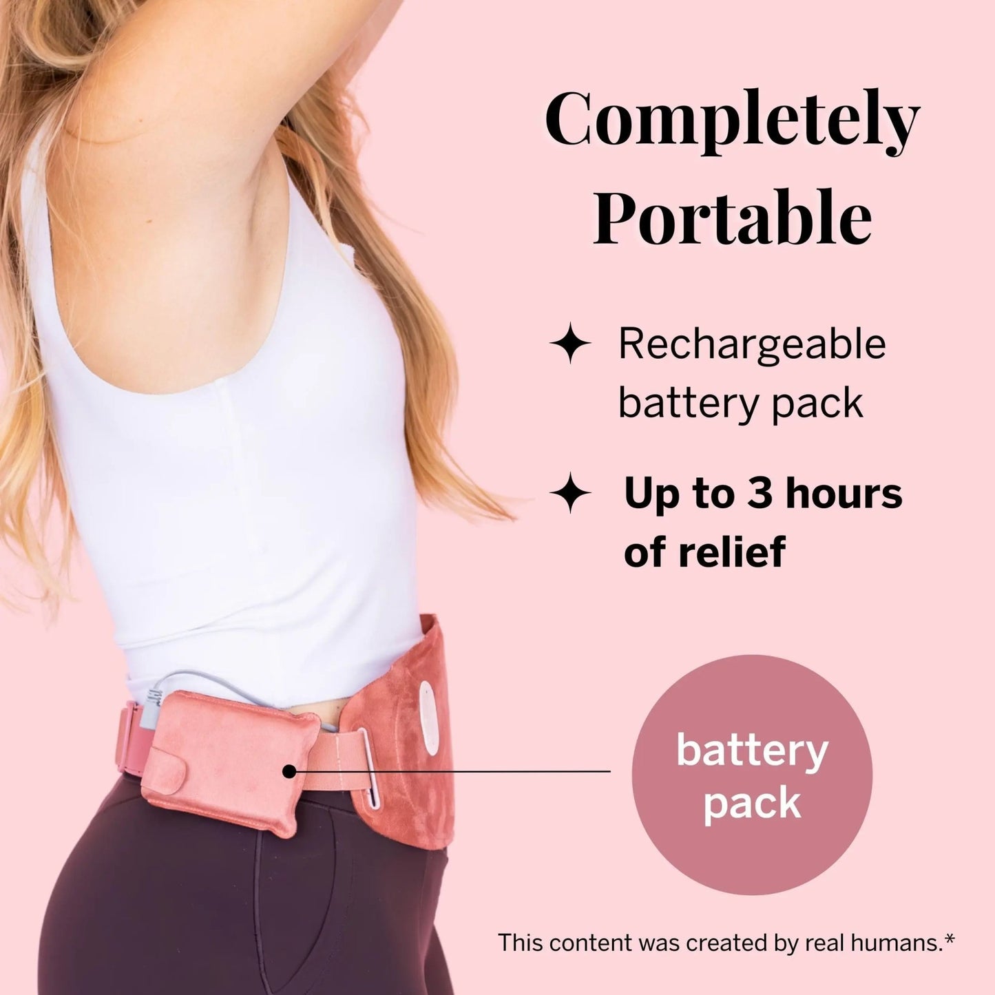Pixie Period Heating Pad for Cramps - Thinnest Wearable Heating Pad for Feminine Care - Unnoticeable Under Clothes - Best Portable Pain Relief Heat Belt On The Market - Hours of Menstrual Pain Relief - dailyvitalstore